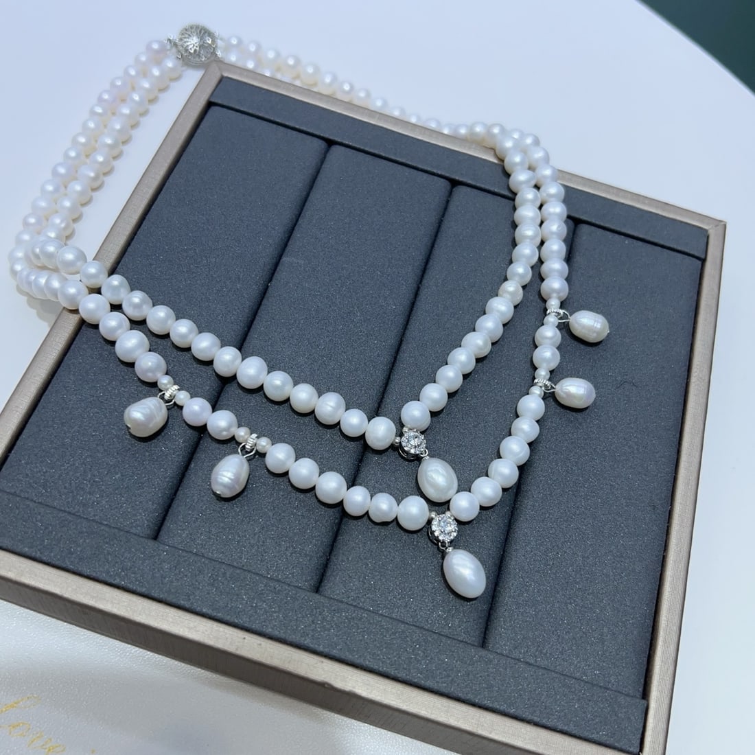 Natural Pearl Necklace - 4