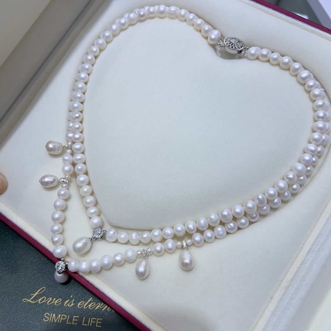 Natural Pearl Necklace - 6