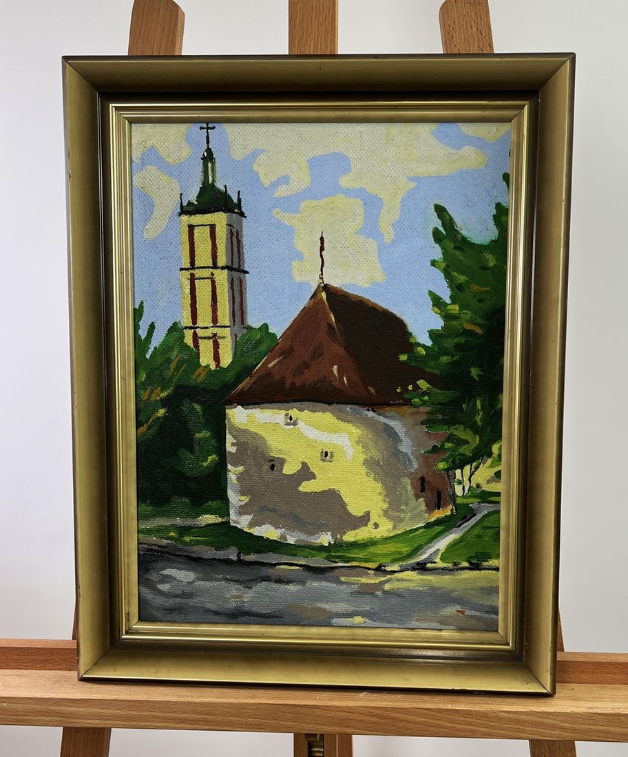 Oil painting Summer sunny days Oleksandr Gukalov: Title: Oil painting Summer sunny days Oleksandr Gukalov Description: No.AAA5561The Oil painting Plywood titled “Summer sunny days” conveys the warmth, brightness, and serenity of a peaceful af