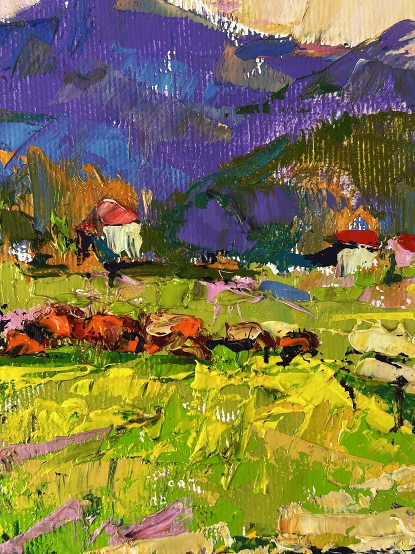 Oil painting Lush green meadows Oleksiy Ivanyuk - 6