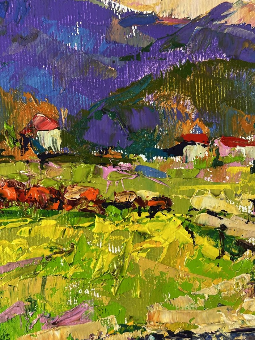 Oil painting Lush green meadows Oleksiy Ivanyuk - 7