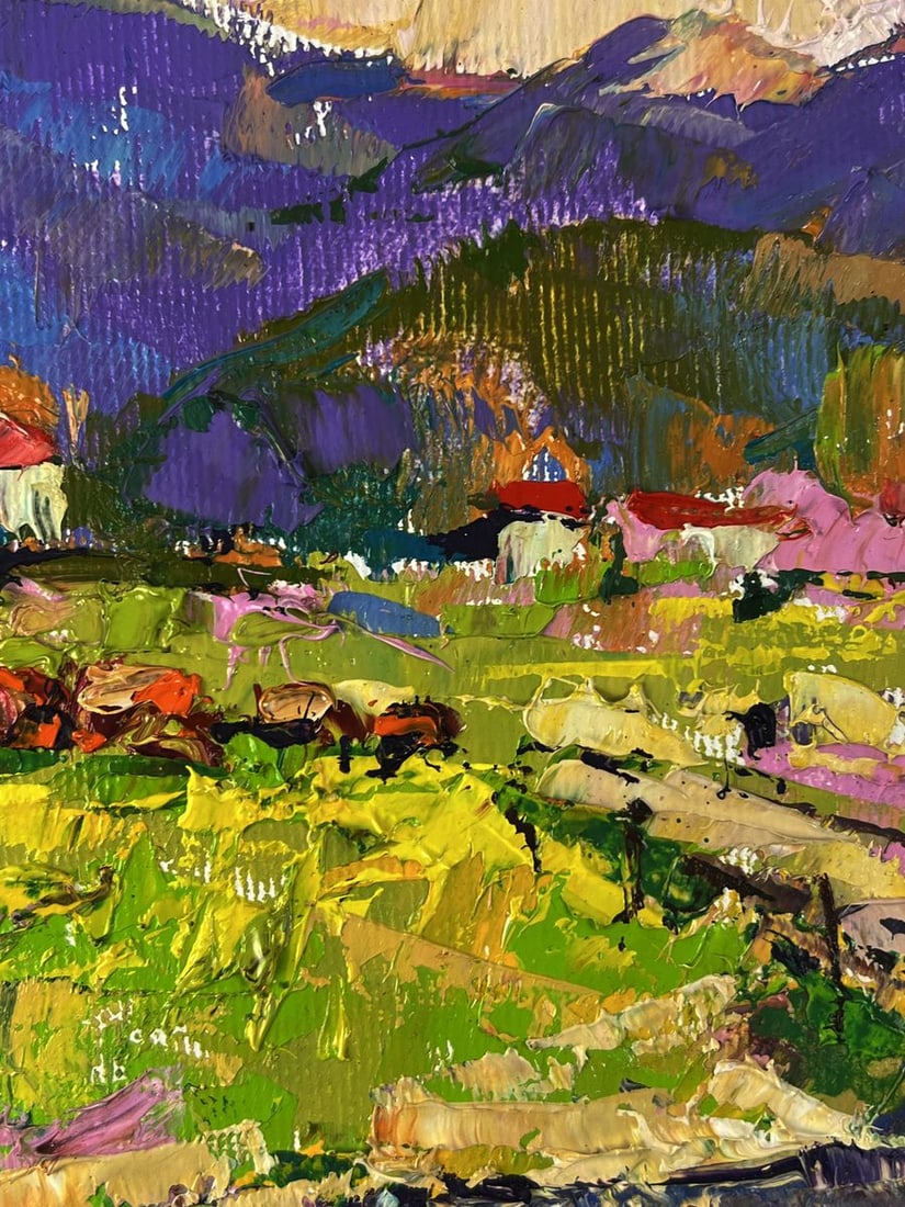Oil painting Lush green meadows Oleksiy Ivanyuk - 8