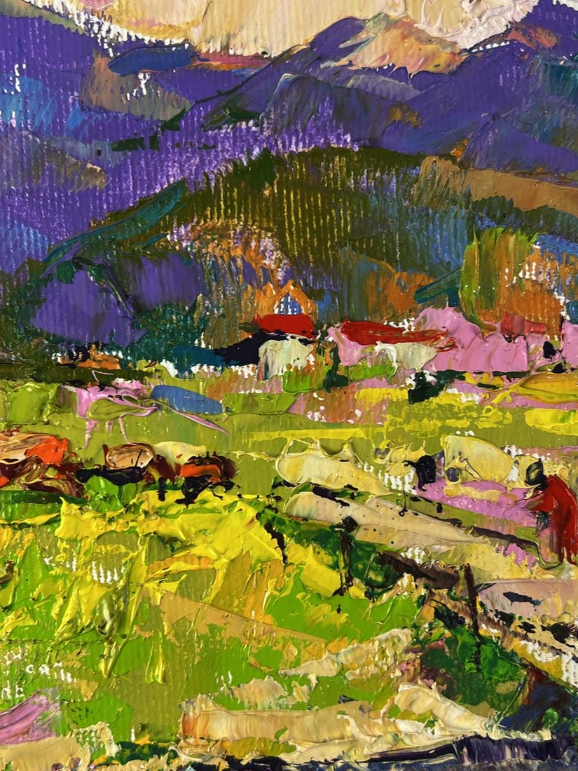 Oil painting Lush green meadows Oleksiy Ivanyuk - 9