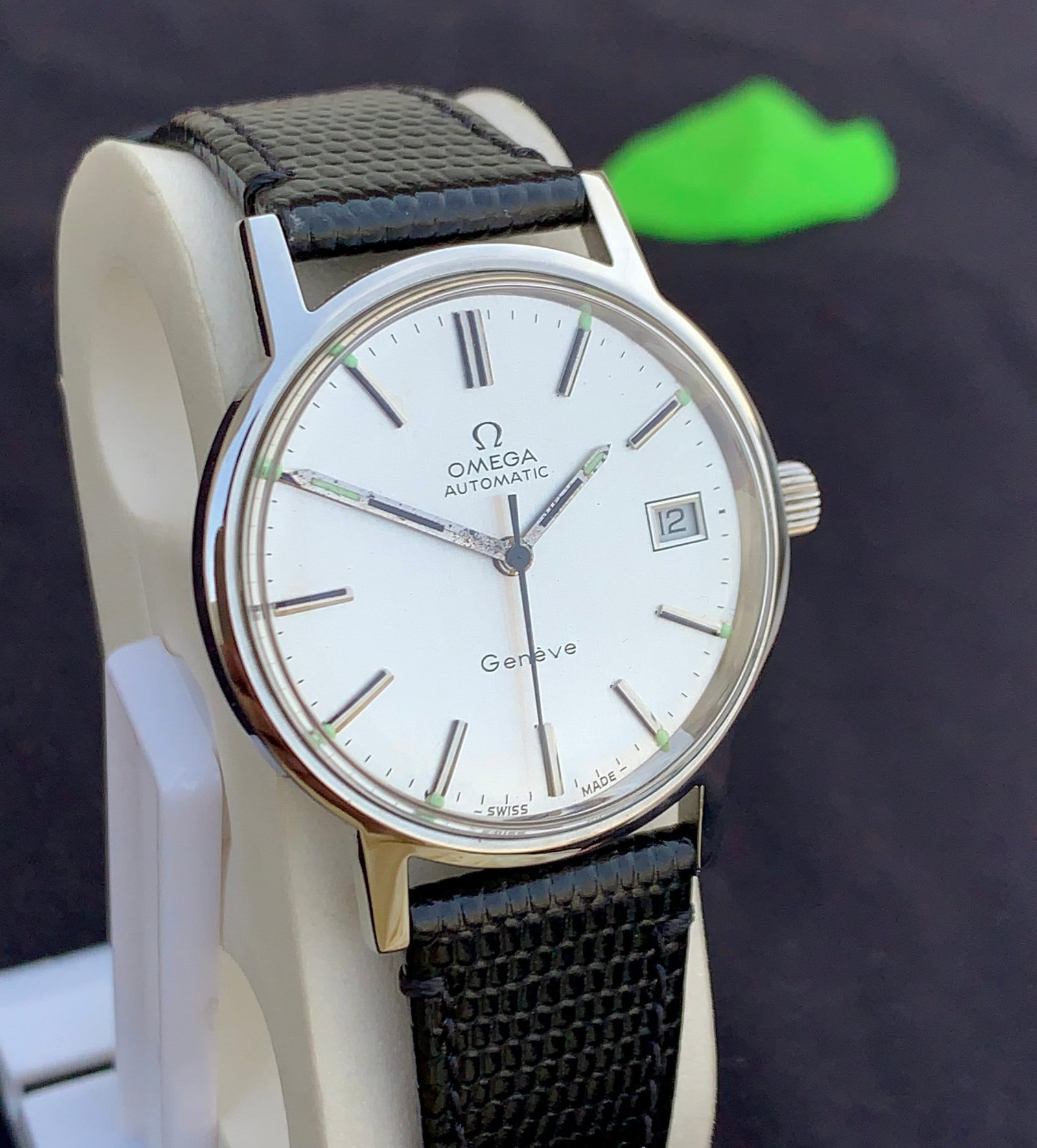 Vintage Omega Geneve, Automatic English made Dennison Stainless case - 4
