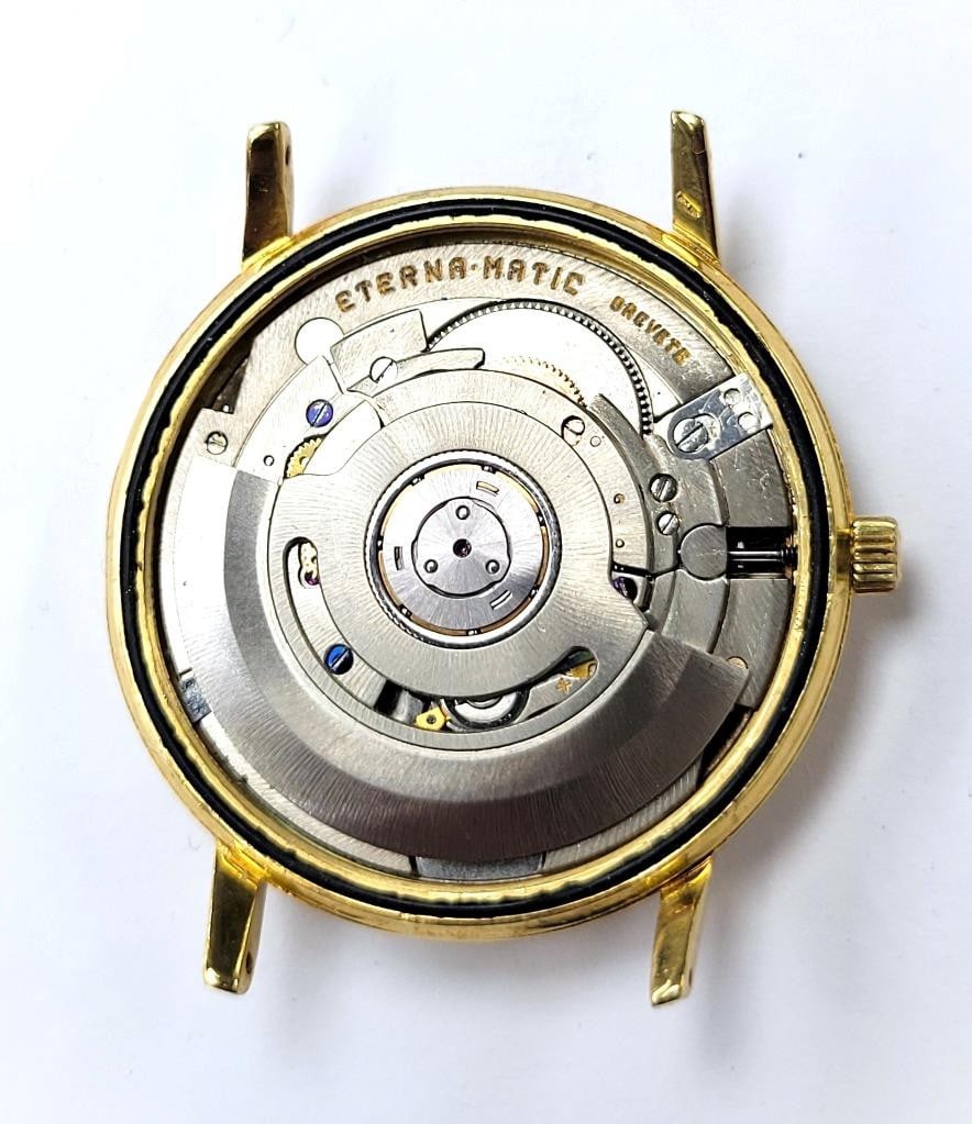 Vintage Solid 18k ETERNA-MATIC Watch Ref 746T Cal 1466U c.1970s* EXLNT* SERVICED - 10