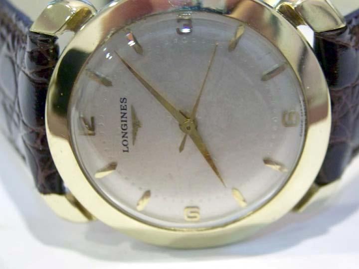 Solid 14k LONGINES Winding Watch c.1950s Cal.22LS* EXLNT* SERVICED - 4