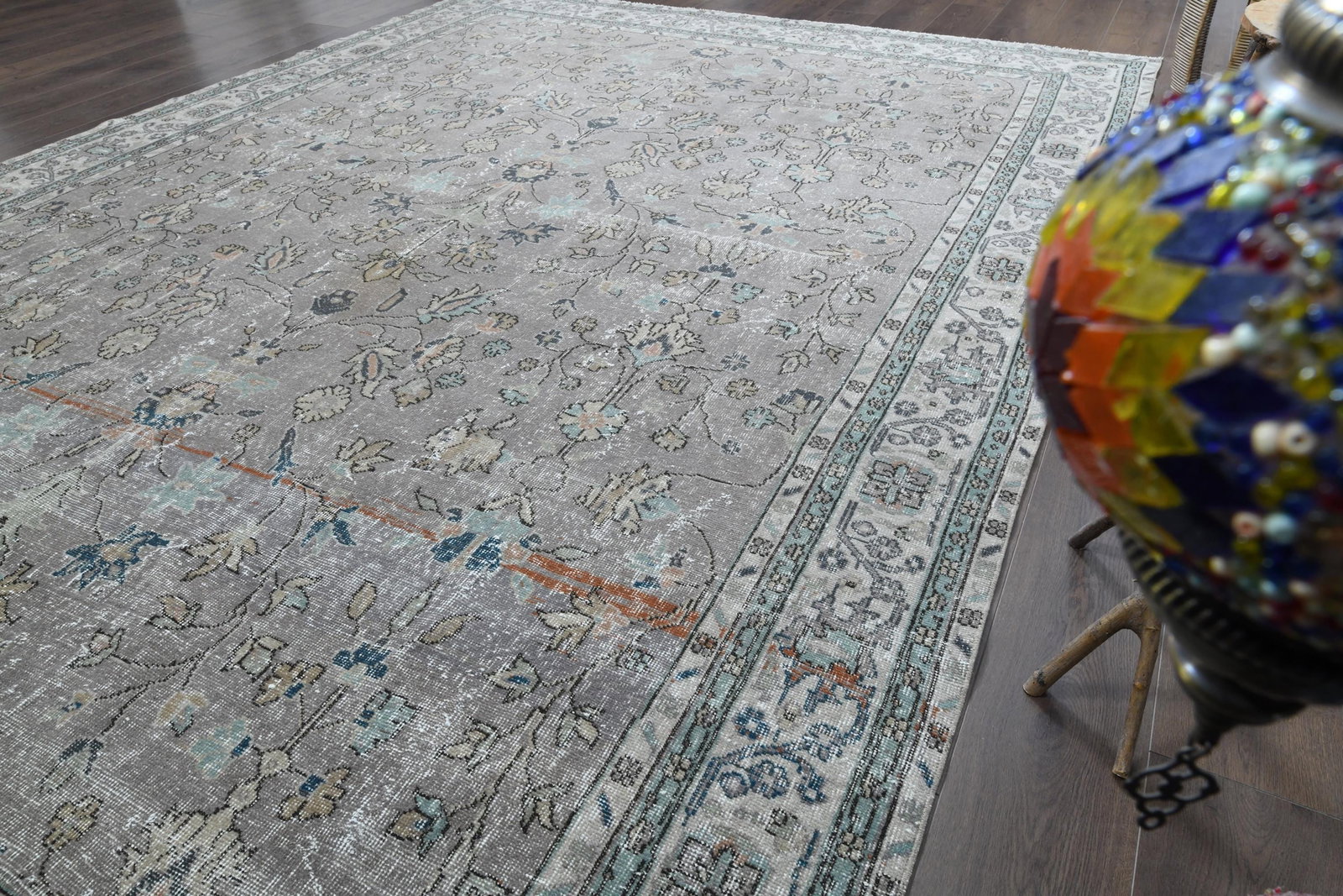 8'5x11'8 ft, BROWN OVERSIZED RUG - 3
