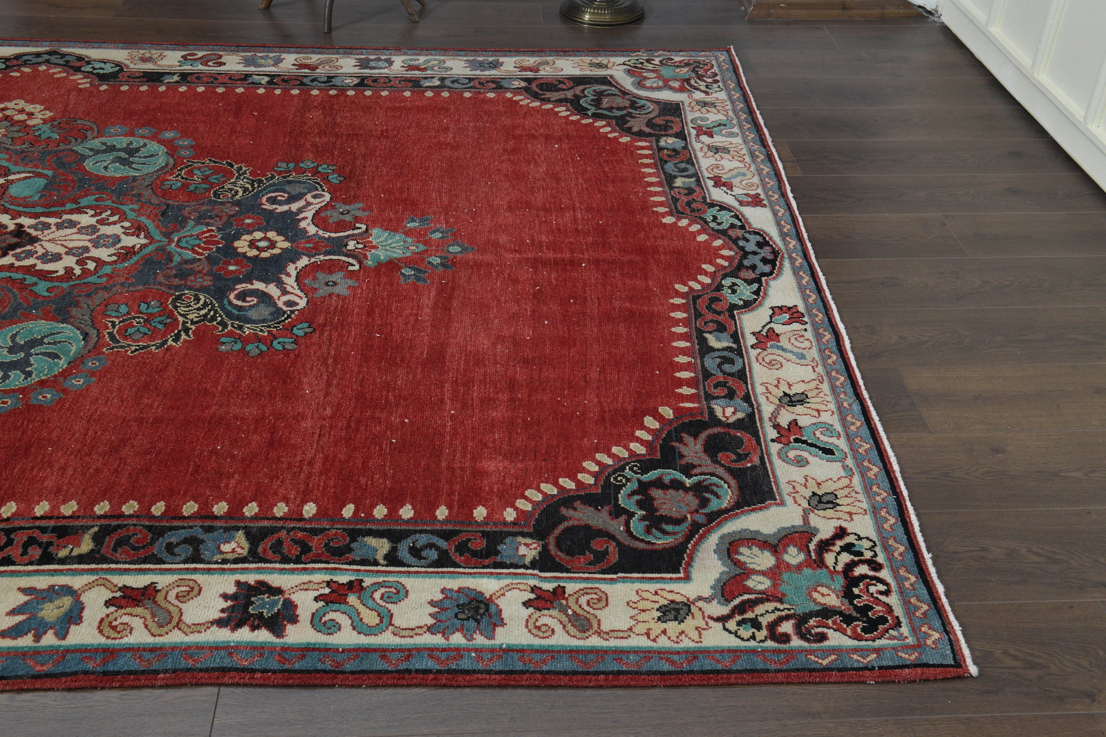 7'3x11'6 ft, RED SPECIAL MOTIF Rug - 5