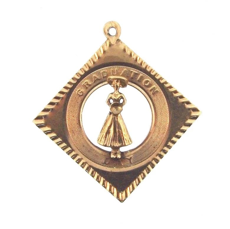 CONGRATULATIONS 14k Yellow Gold Graduation Charm: Title: CONGRATULATIONS 14k Yellow Gold Graduation Charm Description: 14k Yellow Gold Graduation Charm · Wonderful charm that is a necessity in your collection. · The weight is 2.3 grams. 