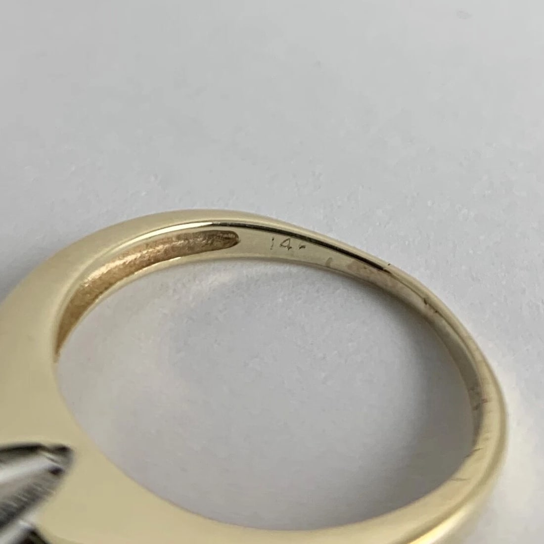 Pear Solitaire Diamond Engagement Ring 14K Yellow Gold, .45 CT, 2.91 Grams - 10