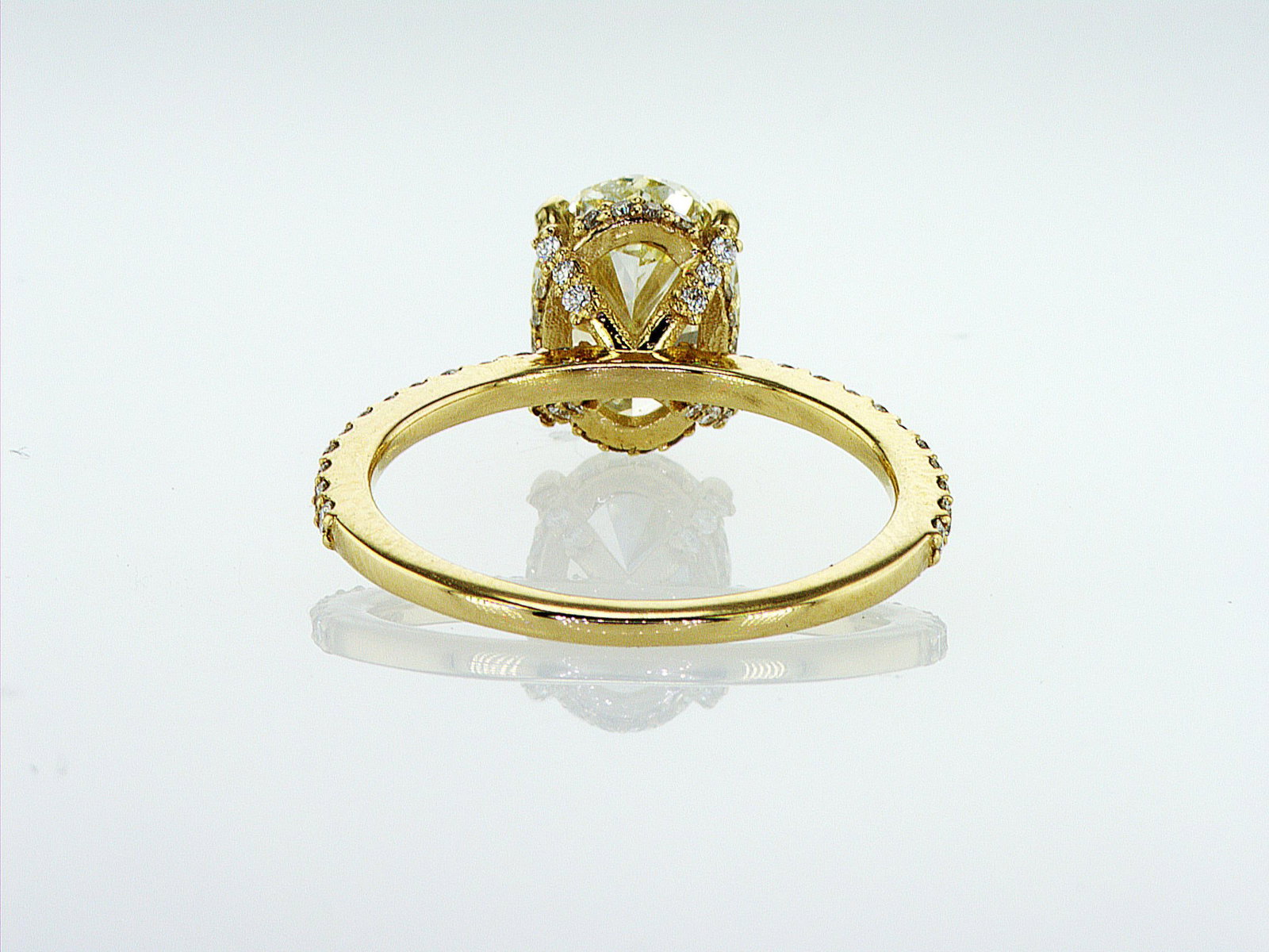 2.39cttw Natural Diamond & Natural Diamond Ring 14K Yellow Gold 2.01 gr - 6