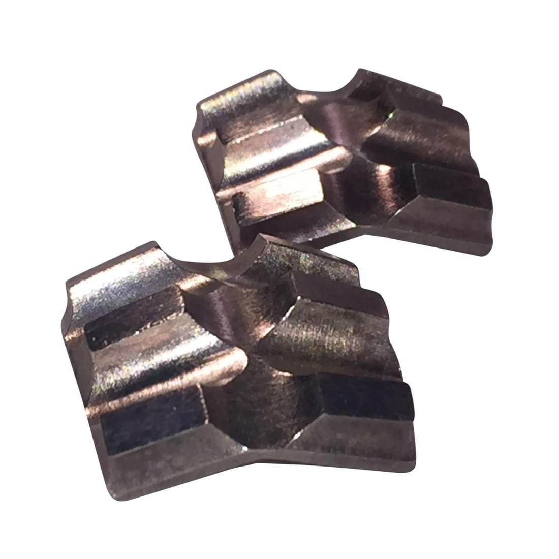 Futuristic Silver Tone Claude Montana Paris Earrings - 4