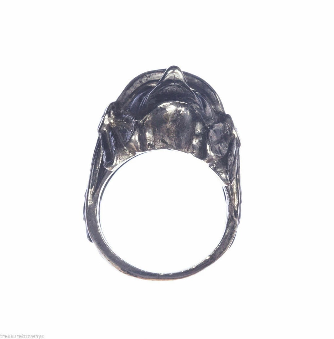 Tribal Inspired Sterling Chief Headdress Ring Alberto Juan - 5