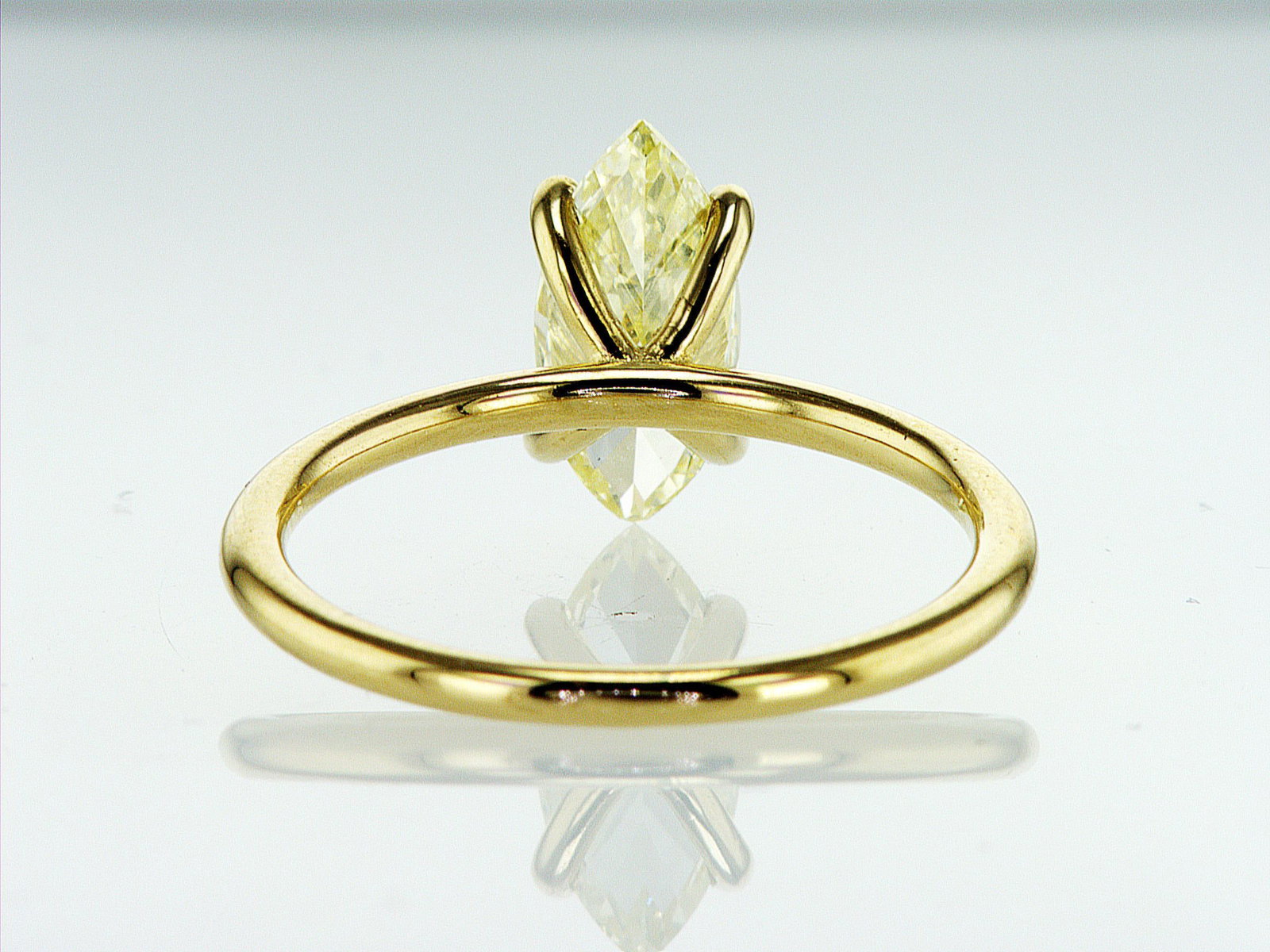 1.50cttw Natural Diamond Ring 14K Yellow Gold 2.11 gr - 6