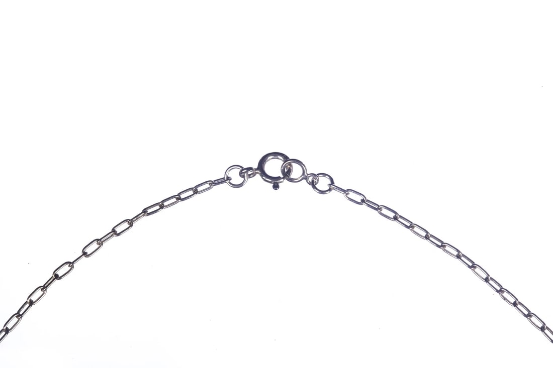 Handmade Sterling Silver Shark Tooth Necklace - 7
