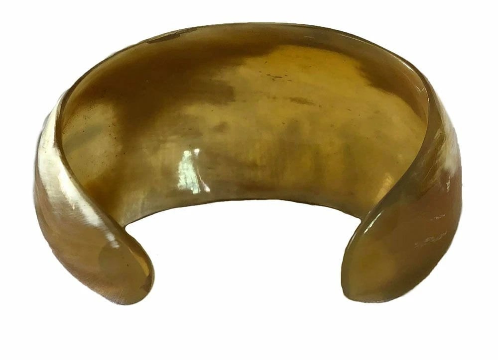 New Textured Cow Horn Bracelet. - 2