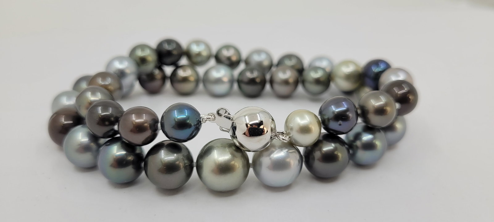 Necklace PSL Certified Tahitian Pearls - 8.3x11.7mm - 18