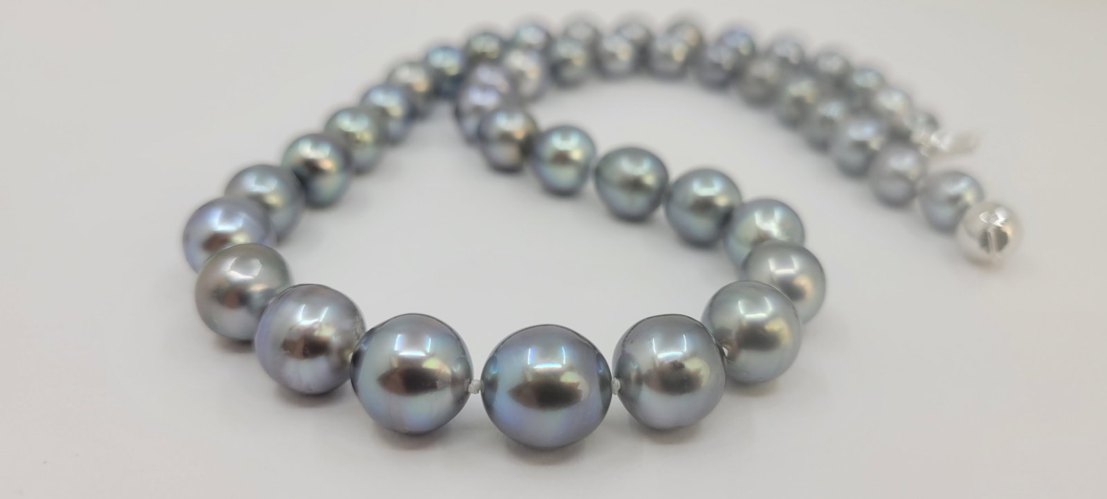Necklace PSL Certified Tahitian Pearls - 8.0x10.9mm - 10