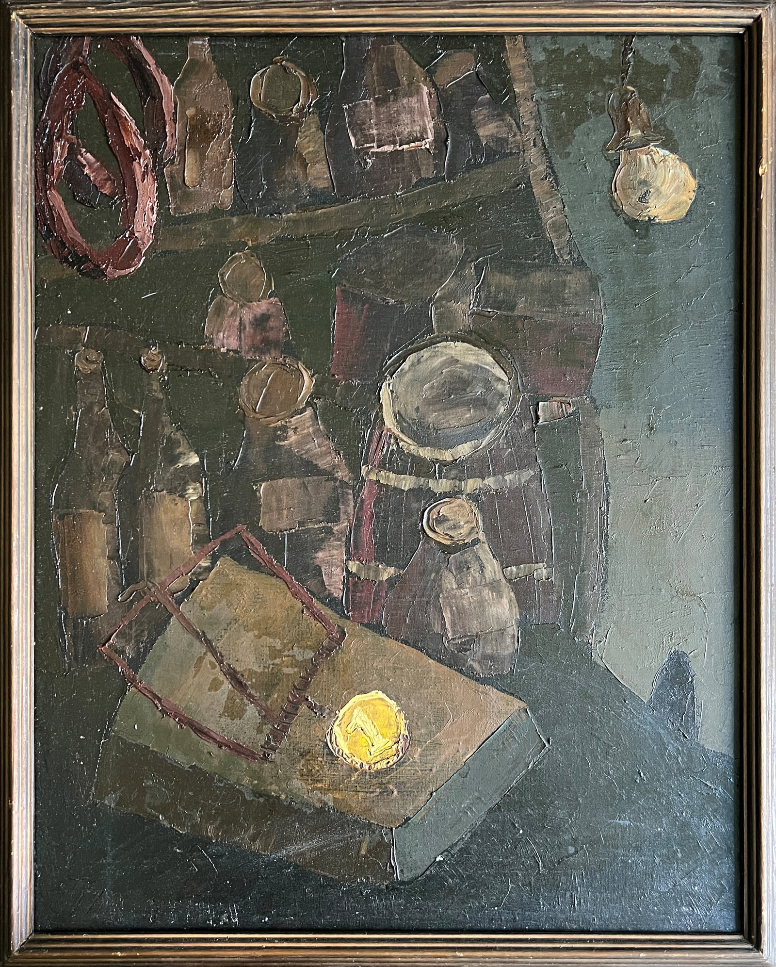 Oil painting with frame Rat K. Leonid (1 of 11)