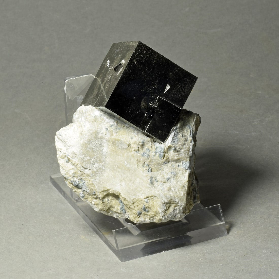 Beautiful Iron pyrite on matrix - 2