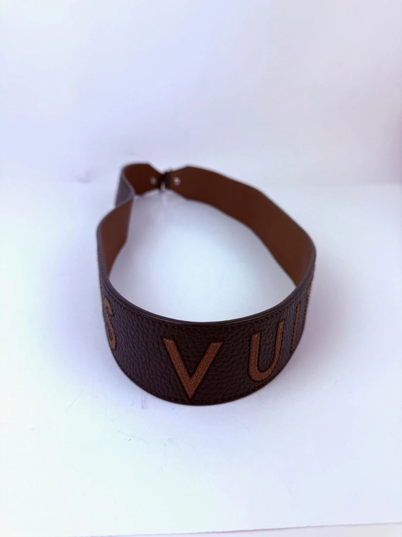 Louis Vuitton Taurillon Bandouliere Shoulder Strap Brown - 11