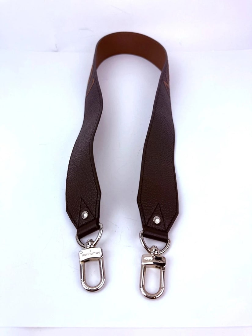 Louis Vuitton Taurillon Bandouliere Shoulder Strap Brown - 12