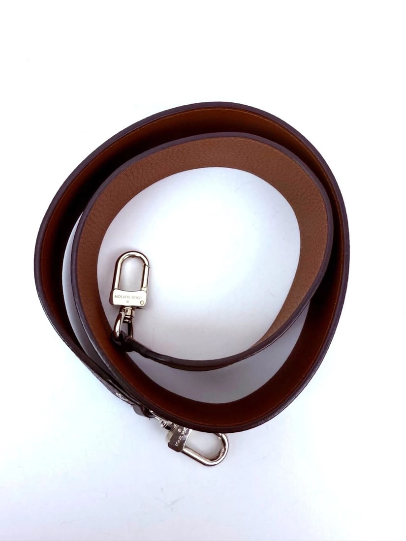 Louis Vuitton Taurillon Bandouliere Shoulder Strap Brown - 6