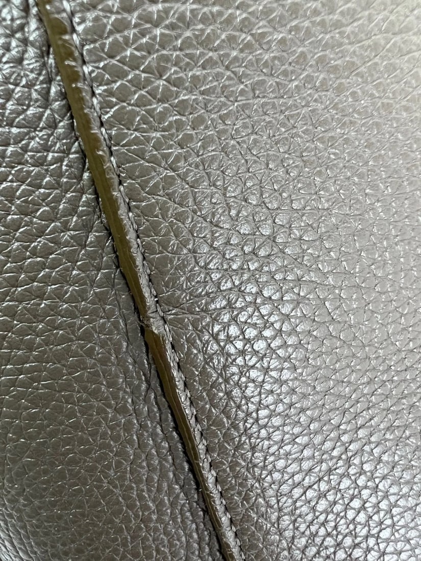 Celine Seau Sangle Small Taupe Leather Shoulder Bag - 13