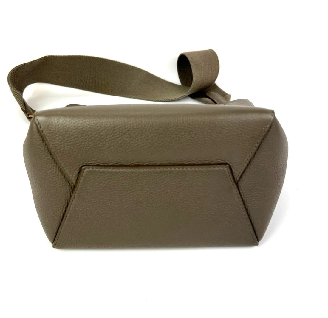 Celine Seau Sangle Small Taupe Leather Shoulder Bag - 3