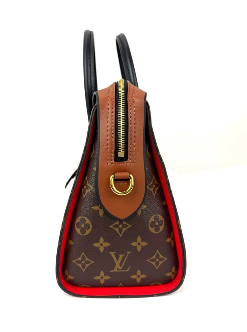 Louis Vuitton Monogram Tuileries Caramel Rouge Shoulder Bag - 6