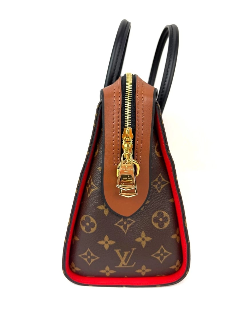 Louis Vuitton Monogram Tuileries Caramel Rouge Shoulder Bag - 7
