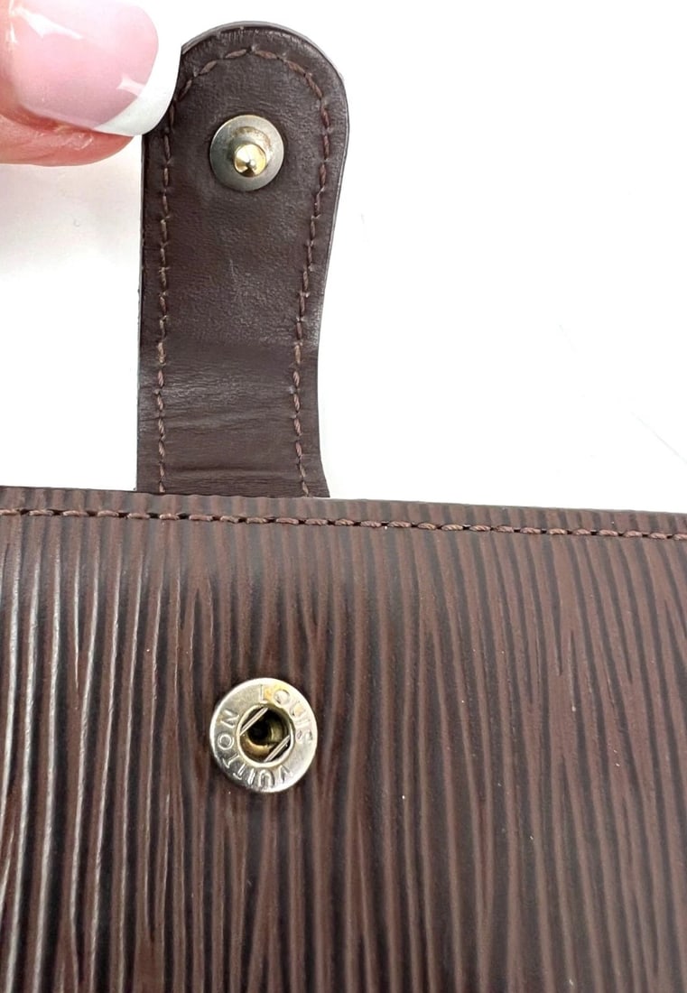 Louis Vuitton Brown Epi Small Agenda Booklet - 11