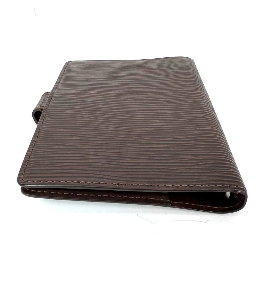 Louis Vuitton Brown Epi Small Agenda Booklet - 14