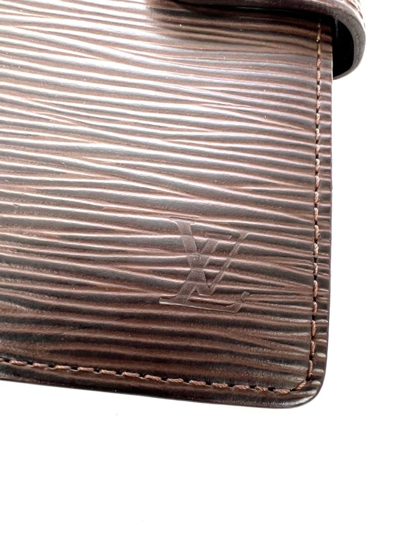 Louis Vuitton Brown Epi Small Agenda Booklet - 15
