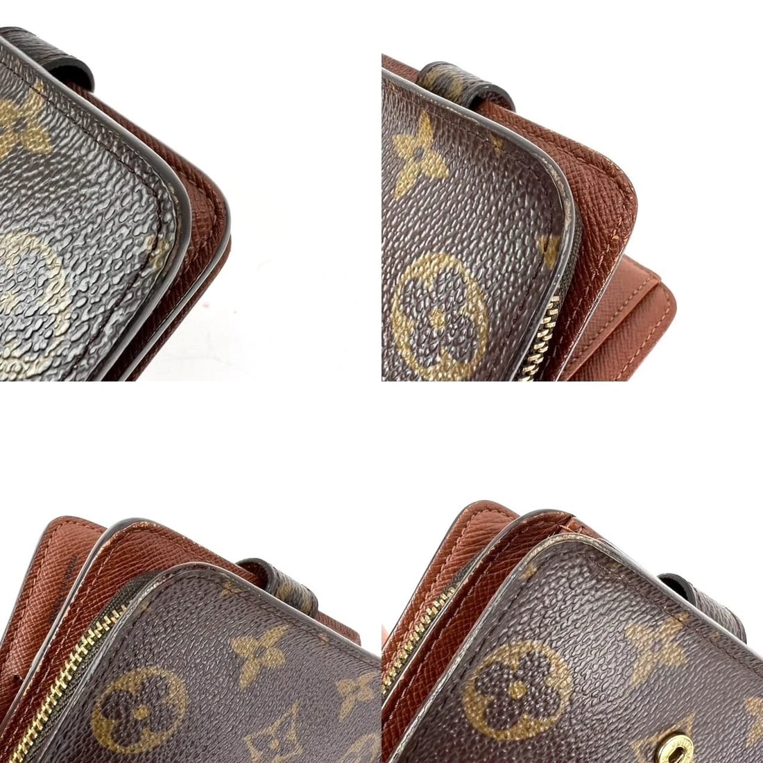 Louis Vuitton Monogram Compact Zip Bifold Vintage Wallet - 17