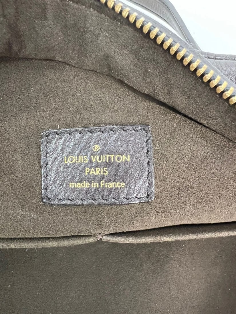 Louis Vuitton Lunar GM Mahina Dark Brown Leather Shoulder Bag - 5
