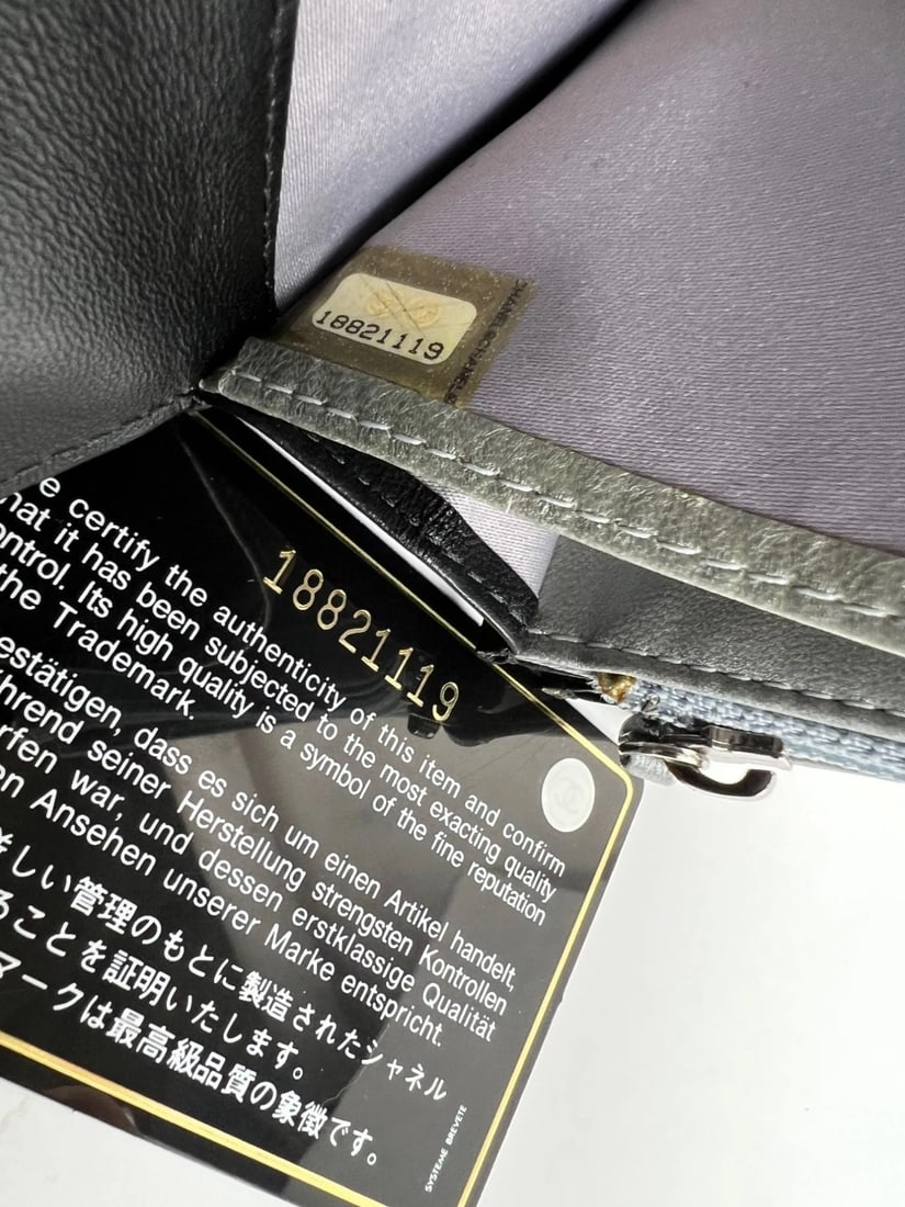 Chanel Lambskin Camellia Black Leather Flap Wallet Clutch - 5