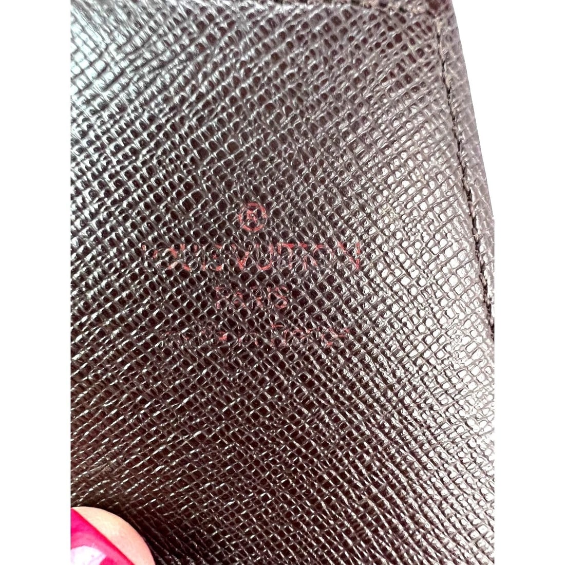 LOUIS VUITTON Damier Ebene Cigarette Card Cosmetic Case Pouch - 4