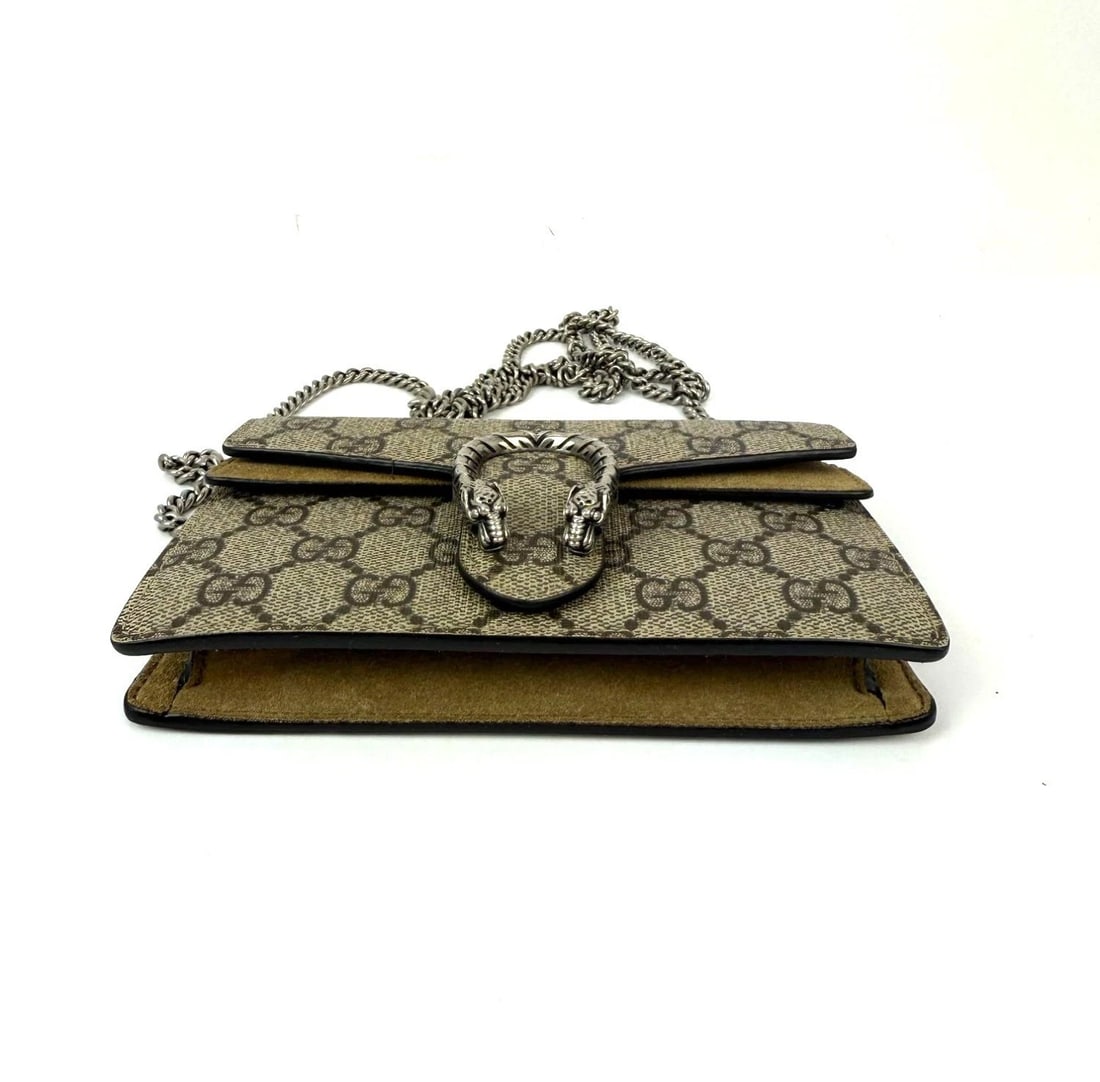 Gucci Dionysus Mini Bag GG Supreme Chain Crossbody Bag Clutch - 3