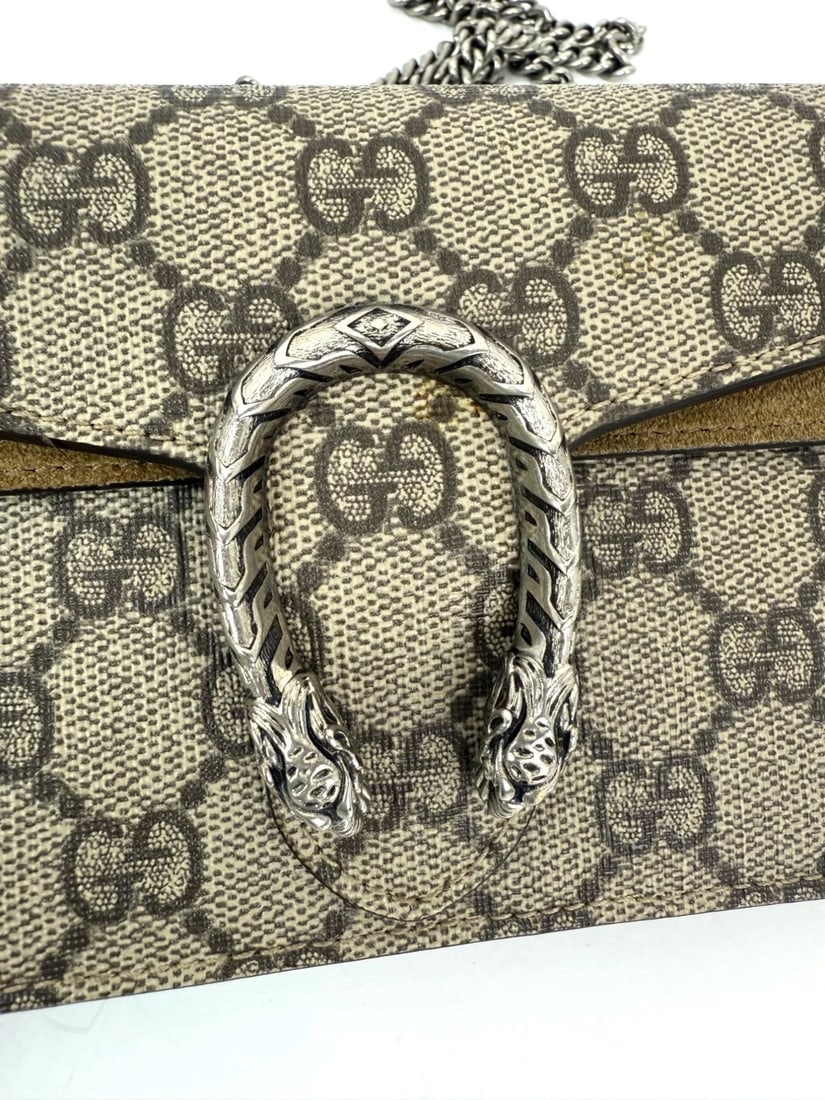 Gucci Dionysus Mini Bag GG Supreme Chain Crossbody Bag Clutch - 4