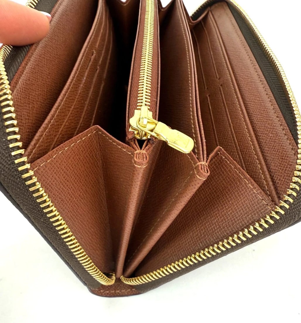 LOUIS VUITTON Zippy Monogram Leather Wallet Clutch - 7