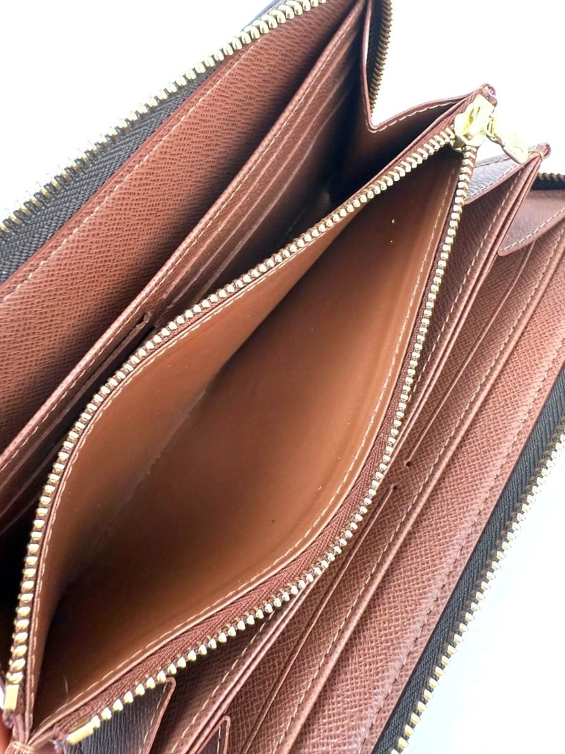 LOUIS VUITTON Zippy Monogram Leather Wallet Clutch - 8