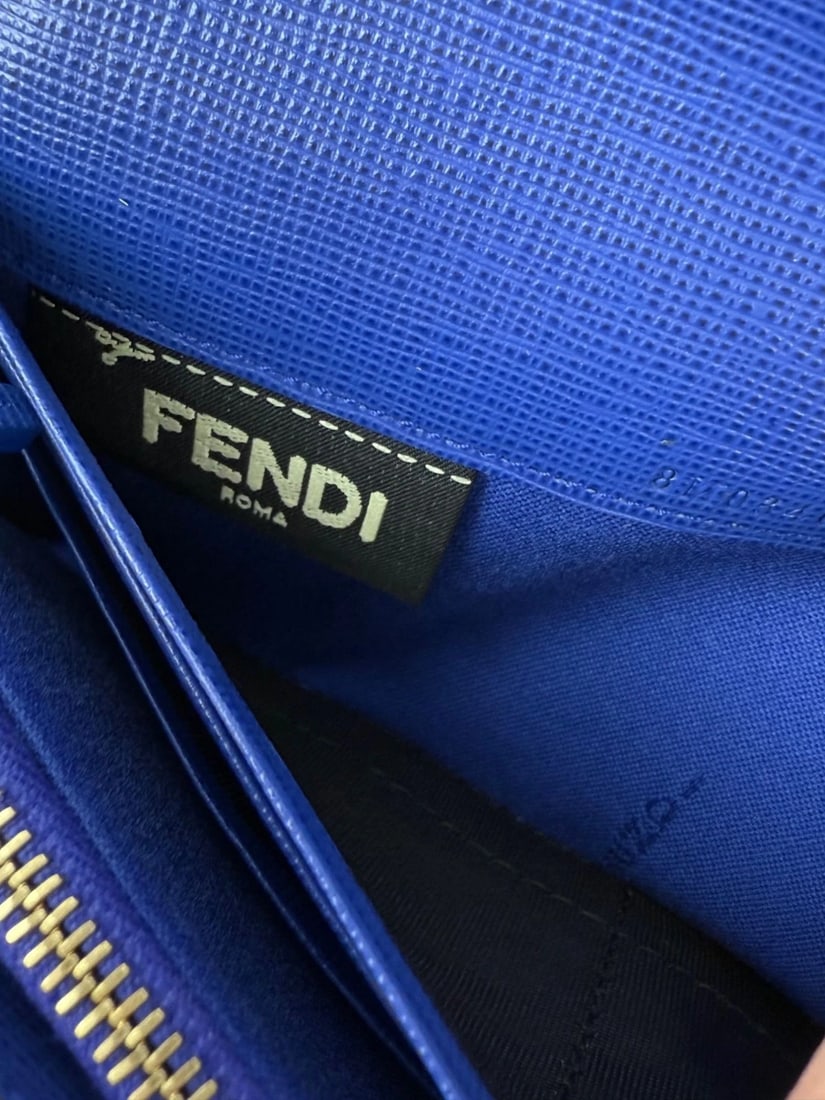 Fendi White Multicolor Vitello Elite Fendi Roma Graffiti Wallet - 10