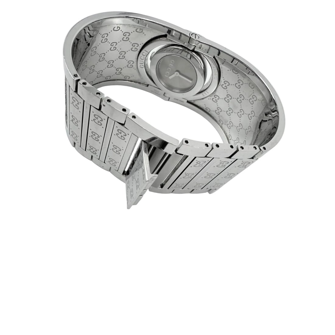 Gucci 112 Twirl GG Supreme Stainless Steel 33mm Quartz Watch - 18