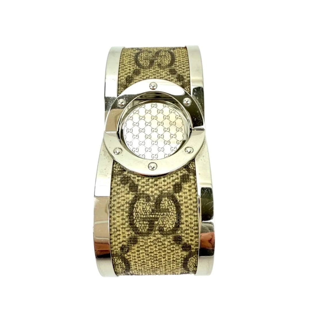 Gucci 112 Twirl GG Supreme Stainless Steel 33mm Quartz Watch - 3