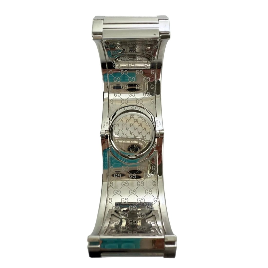 Gucci 112 Twirl GG Supreme Stainless Steel 33mm Quartz Watch - 4