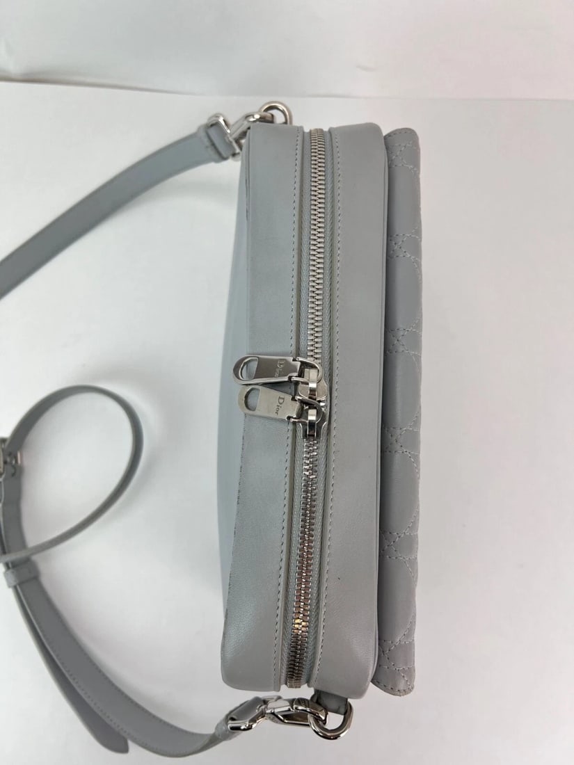 Christian Dior Lambskin Cannage Stardust Small Camera Crossbody Bag - 14
