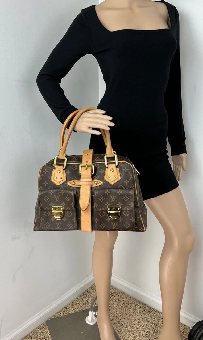 Louis Vuitton Manhattan GM Monogram Canvas Shoulder Hand Bag - 11