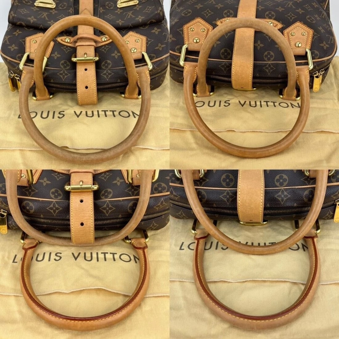 Louis Vuitton Manhattan GM Monogram Canvas Shoulder Hand Bag - 7