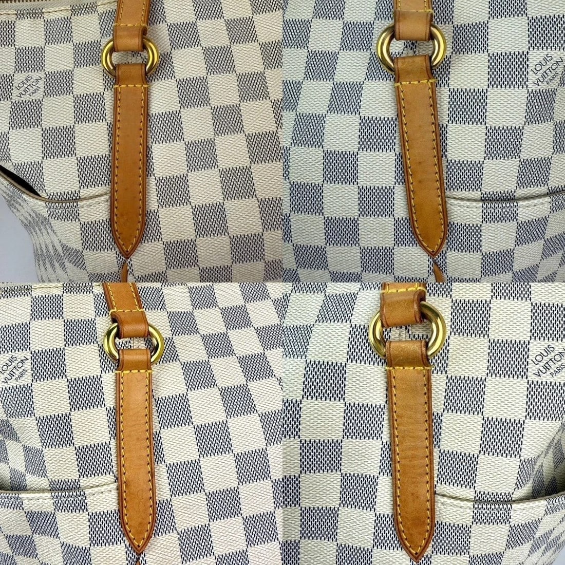 Louis Vuitton Totally GM Damier Azur Tote Shoulder Bag - 18
